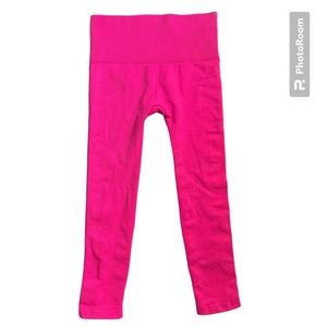 NUX leggings candy pink bright pink hot pink neon pink electric fuchsia size S